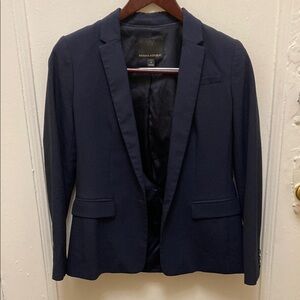 Banana Republic Navy Tailored Blazer